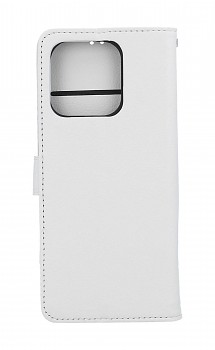 Knížkové pouzdro na Xiaomi Redmi 12C bílé s přezkou