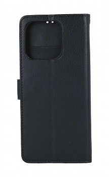 Knížkové pouzdro na Xiaomi Redmi 12C černé s přezkou