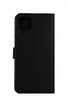 Knížkové pouzdro na Samsung A12 černé s přezkou