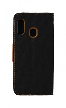 Knížkové pouzdro Canvas na Samsung A20e černé 