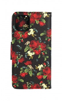 Knížkové pouzdro na iPhone 11 Květy růží
