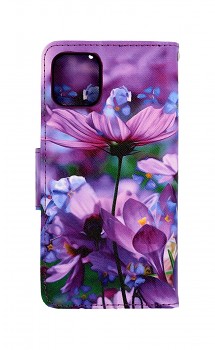 Knížkové pouzdro na iPhone 11 Rozkvetlé květy