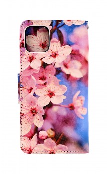 Knížkové pouzdro na mobil iPhone 11 Květy růží