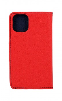 Knížkové pouzdro na iPhone 12 červené (1)