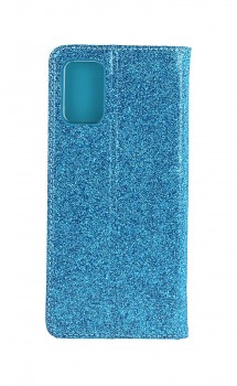Knížkové pouzdro Magnet Book na Samsung A02s glitter modré 