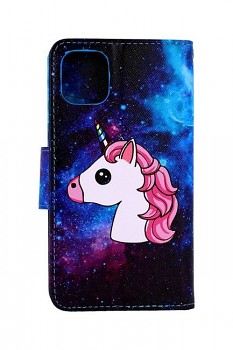 Knížkové pouzdro na iPhone 11 Space Unicorn