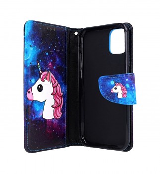 Knížkové pouzdro na iPhone 11 Space Unicorn (2)