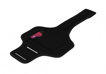 Sportovní pouzdro na ruku TopQ velikost L černo-růžové3