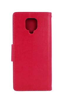 Knížkové pouzdro na Xiaomi Redmi Note 9 Pro Butterfly růžové