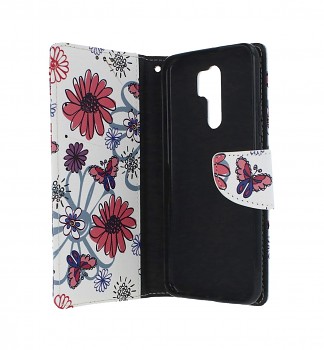 Knížkové pouzdro na Xiaomi Redmi 9 Flowers