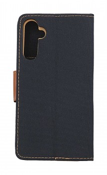 Knížkové pouzdro Canvas na mobil Samsung A34 černé
