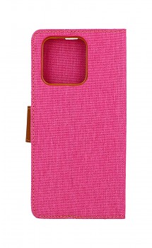 Knížkové pouzdro Canvas na Xiaomi Redmi 10C růžové
