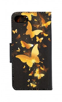 Knížkové pouzdro na iPhone SE 2022 Luxusní motýlci