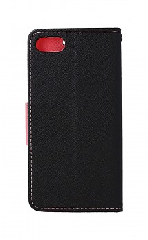 Knížkové pouzdro na iPhone SE 2020 černo-růžové
