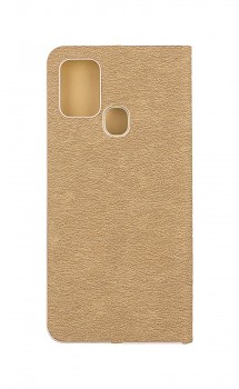 Knížkové pouzdro Luna Book na Samsung A21s zlaté