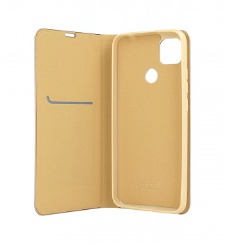 Knížkové pouzdro Luna Book na Xiaomi Redmi 9C zlaté_1