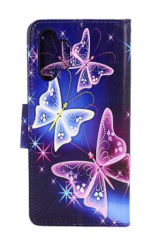 Knížkové pouzdro TopQ na mobil Samsung A13 Modré s motýlky