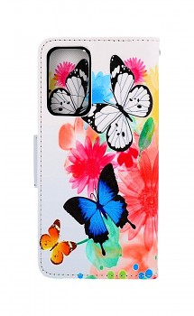 Knížkové pouzdro na Samsung A33 5G Barevné s motýlky