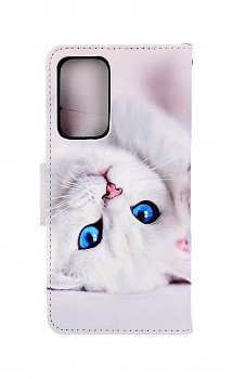 Knížkové pouzdro na Samsung A33 5G Kočička