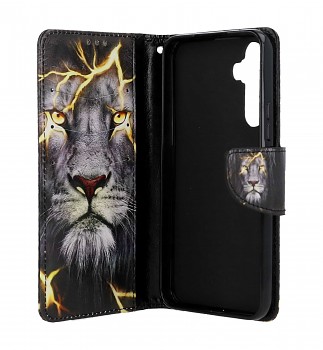 Knížkové pouzdro na Samsung A54 5G Magický lev_1