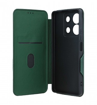 Knížkové pouzdro Techsuit Wallet Plus na mobil Xiaomi Redmi Note 13 Pro 5G zelené_1