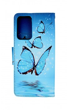 Knížkové pouzdro na Xiaomi Redmi 10 5G Modří motýlci