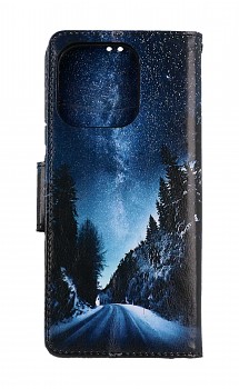 Knížkové pouzdro na Xiaomi Redmi 12C Zimní cesta