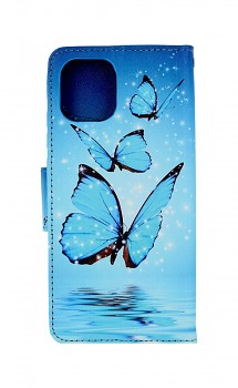 Knížkové pouzdro na Xiaomi Redmi A1 Modří motýlci
