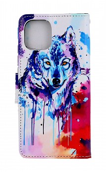 Knížkové pouzdro na Xiaomi Redmi A2 Kresba vlka