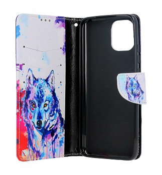 Knížkové pouzdro na Xiaomi Redmi A2 Kresba vlka_1