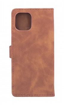 Knížkové pouzdro na Xiaomi Redmi A2 se zipem hnědé