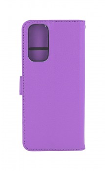 Knížkové pouzdro na Xiaomi Redmi Note 11 fialové s přezkou