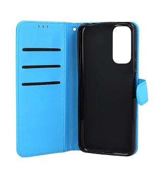Knížkové pouzdro na Xiaomi Redmi Note 11 modré s přezkou_1