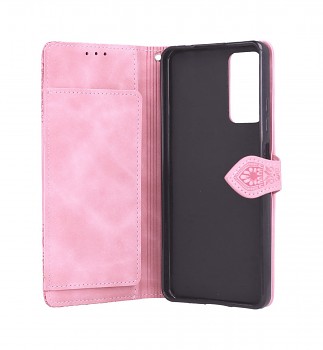 Knížkové pouzdro na Xiaomi Redmi Note 11 Pro se zipem růžové_1