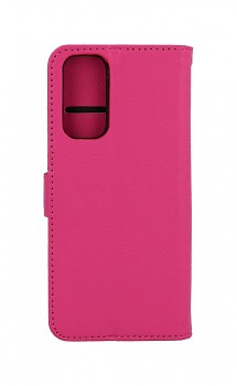 Knížkové pouzdro na Xiaomi Redmi Note 11 růžové s přezkou