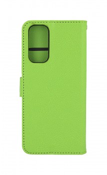 Knížkové pouzdro na Xiaomi Redmi Note 11 zelené s přezkou