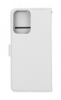 Knížkové pouzdro na Xiaomi Redmi Note 12 5G bílé s přezkou