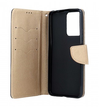 Knížkové pouzdro na Xiaomi Redmi Note 12 5G černo-zlaté_1