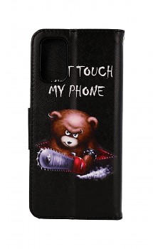 Knížkové pouzdro na Realme 7 Pro Don´t Touch méďa