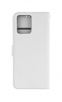 Knížkové pouzdro Realme 8 bílé s přezkou