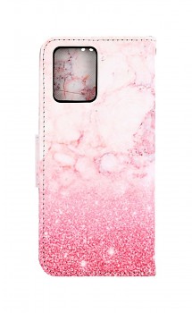Knížkové pouzdro na Realme 8 Růžový mramor
