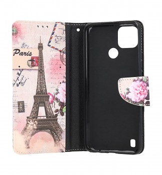 Knížkové pouzdro na Realme C21Y Eiffelova věž_1
