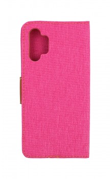 Knížkové pouzdro Canvas na Samsung A13 růžové