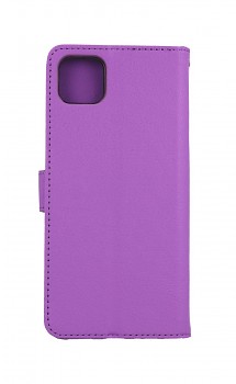 Knížkové pouzdro na Samsung A22 5G fialové s přezkou