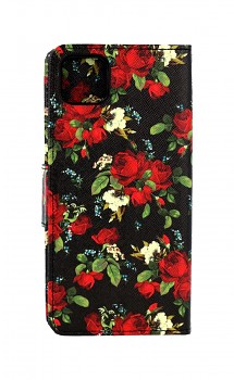 Knížkové pouzdro na Samsung A22 5G Květy růží