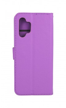 Knížkové pouzdro na Samsung A32 fialové s přezkou