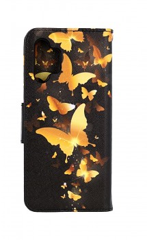 Knížkové pouzdro na Samsung A32 Luxusní motýlci