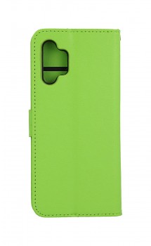 Knížkové pouzdro na Samsung A32 zelené s přezkou