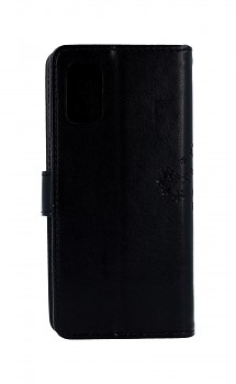 Knížkové pouzdro na Samsung A41 Černý strom sovičky