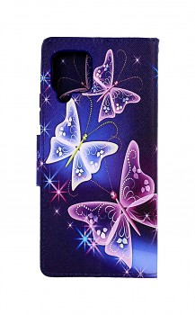 Knížkové pouzdro na Samsung A42 Modré s motýlky